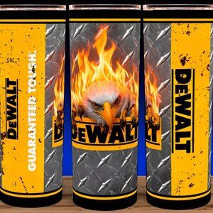 DeWALT Tools American Eagle Mechanic Cup Mug Tumbler 20oz